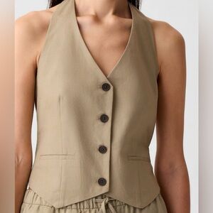 Gap khaki tan halter vest